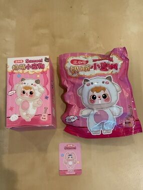 Samuel plushy confirmed new in bag pink rabbit